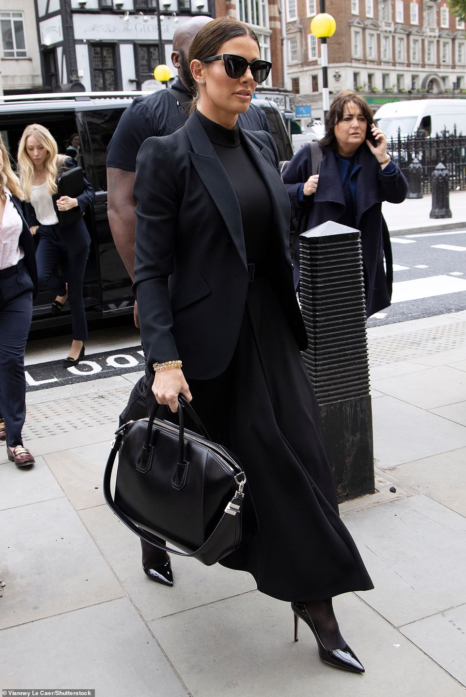 Rebekah Vardy arrives at court